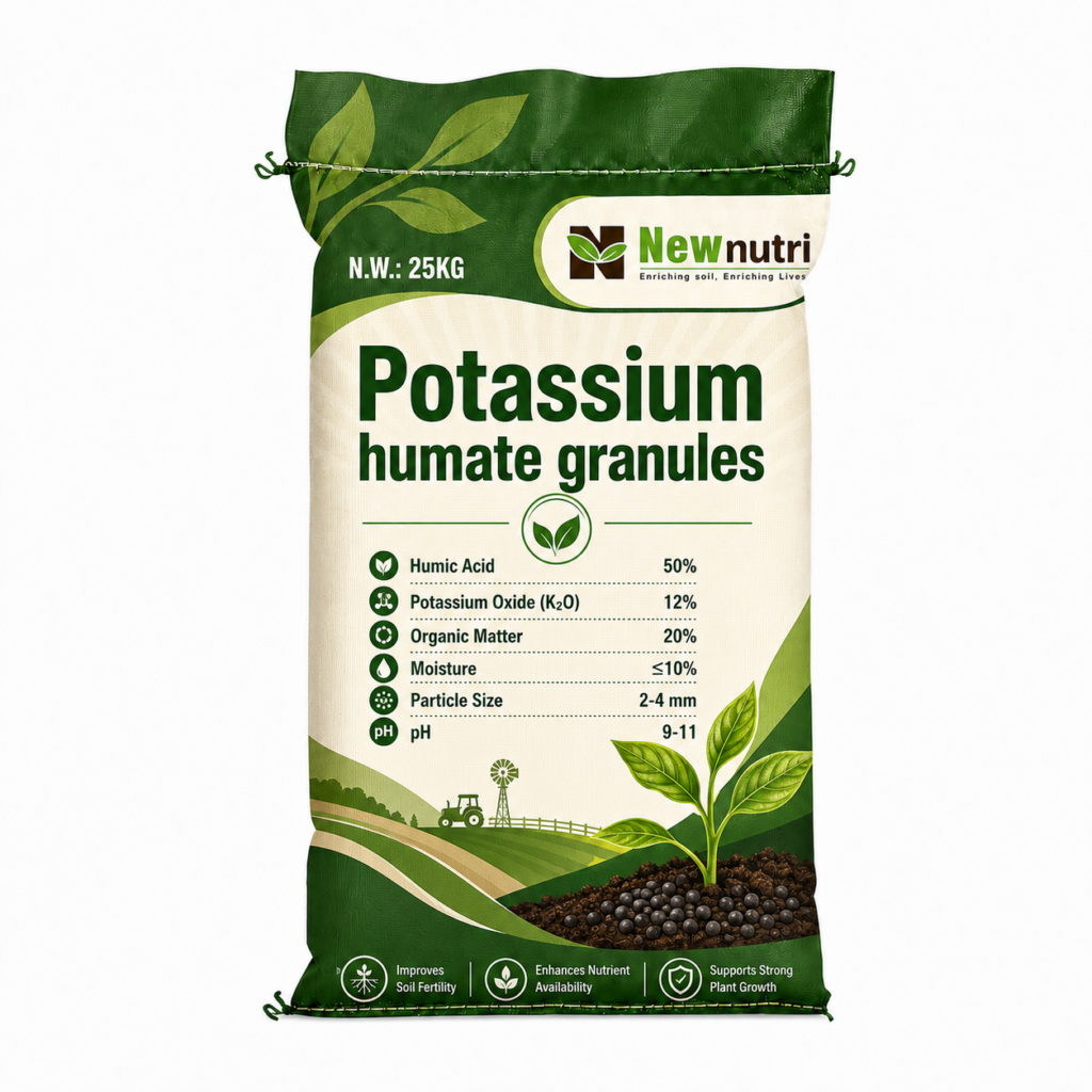 Potassium humate granules