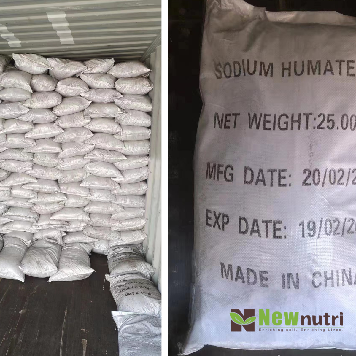 Sodium humate granule
